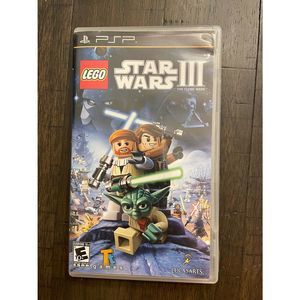 LEGO Star Wars III: The Clone Wars (Sony PSP, 2011) COMPLETE.